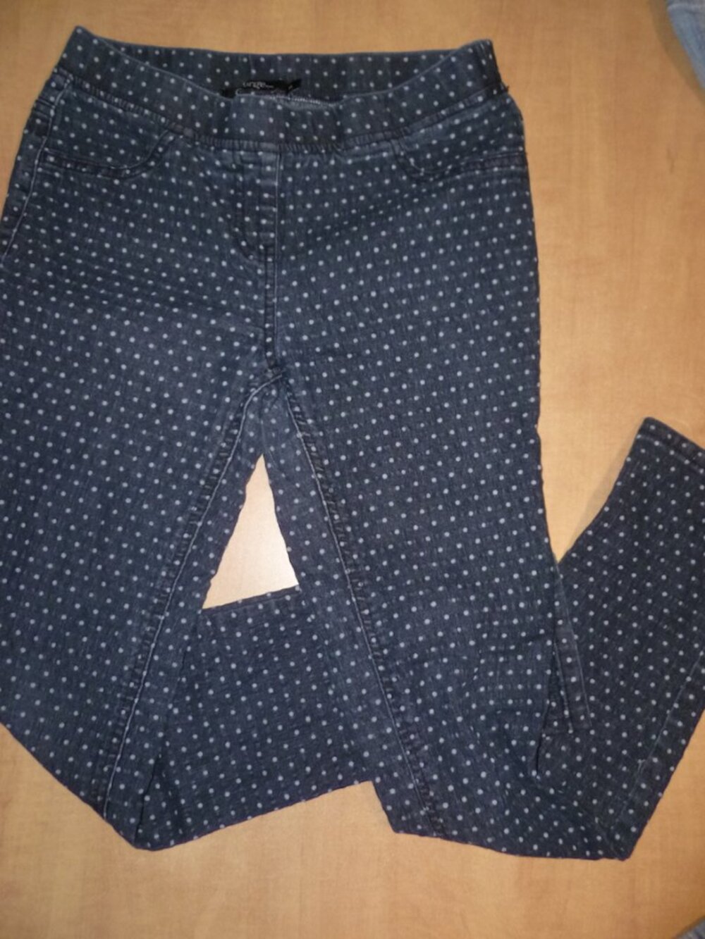 George Navy Polka Dot Stretch Leggings